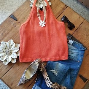 EXPRESS Knit halter. Size M